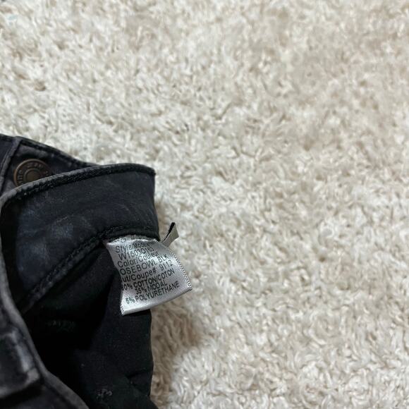 Rag & Bone 27 Vintage-Inspired Rosebowl Black Acid Wash Legging Skinny Jeans - Picture 10 of 10